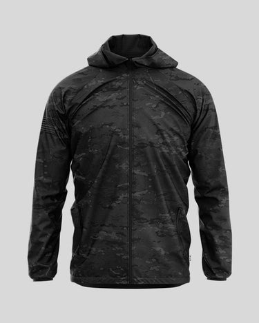 Blackout Camo - Rain Jacket Rain Jacket Greater Half 2X